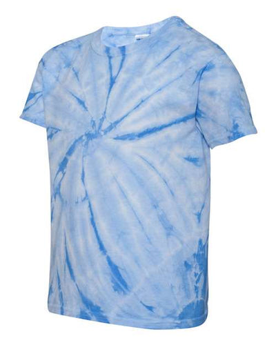 Dyenomite Youth Cyclone Vat-Dyed Pinwheel Short Sleeve T-Shirt