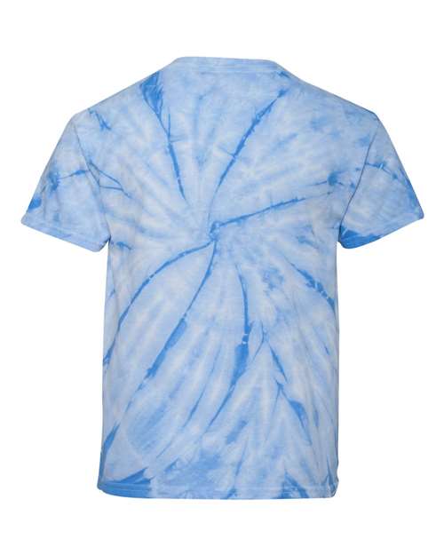 Dyenomite Youth Cyclone Vat-Dyed Pinwheel Short Sleeve T-Shirt