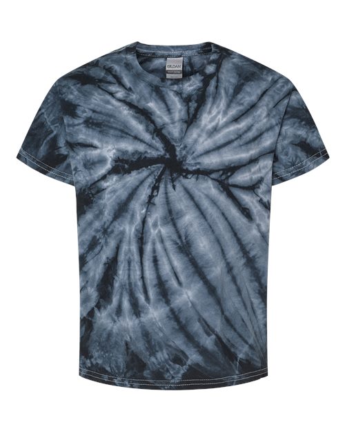 Dyenomite Youth Cyclone Vat-Dyed Pinwheel Short Sleeve T-Shirt