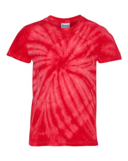 Dyenomite Youth Cyclone Vat-Dyed Pinwheel Short Sleeve T-Shirt