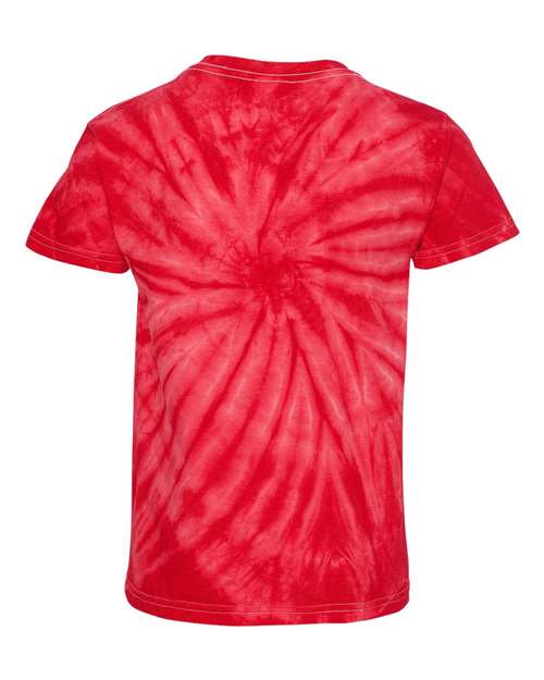 Dyenomite Youth Cyclone Vat-Dyed Pinwheel Short Sleeve T-Shirt