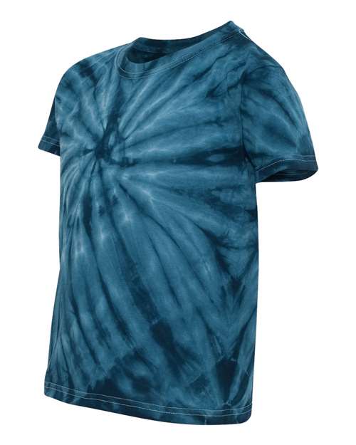 Dyenomite Youth Cyclone Vat-Dyed Pinwheel Short Sleeve T-Shirt