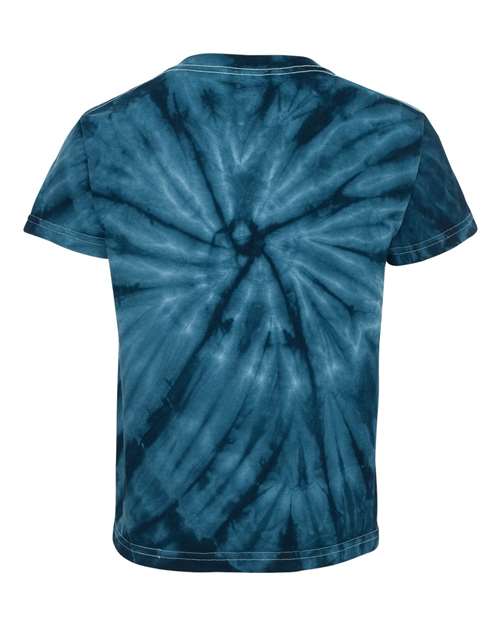 Dyenomite Youth Cyclone Vat-Dyed Pinwheel Short Sleeve T-Shirt