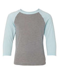 Next Level Youth CVC Three-Quarter Sleeve Raglan T-Shirt Next Level Apparel