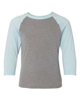 Next Level Youth CVC Three-Quarter Sleeve Raglan T-Shirt Next Level Apparel