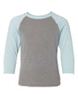 Next Level Youth CVC Three-Quarter Sleeve Raglan T-Shirt Next Level Apparel