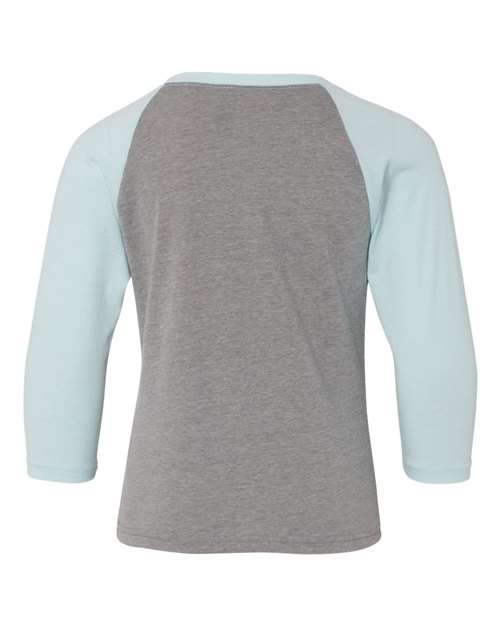 Next Level Youth CVC Three-Quarter Sleeve Raglan T-Shirt