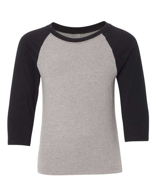 Next Level Youth CVC Three-Quarter Sleeve Raglan T-Shirt
