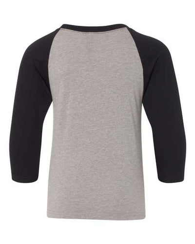 Next Level Youth CVC Three-Quarter Sleeve Raglan T-Shirt