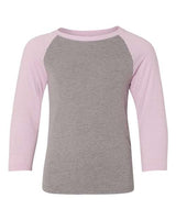 Next Level Youth CVC Three-Quarter Sleeve Raglan T-Shirt Next Level Apparel