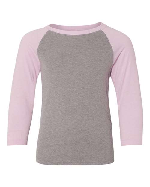 Next Level Youth CVC Three-Quarter Sleeve Raglan T-Shirt