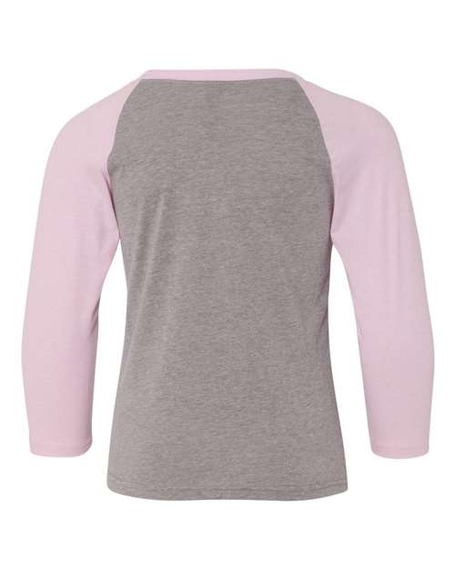 Next Level Youth CVC Three-Quarter Sleeve Raglan T-Shirt