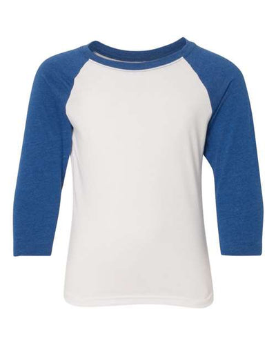 Next Level Youth CVC Three-Quarter Sleeve Raglan T-Shirt