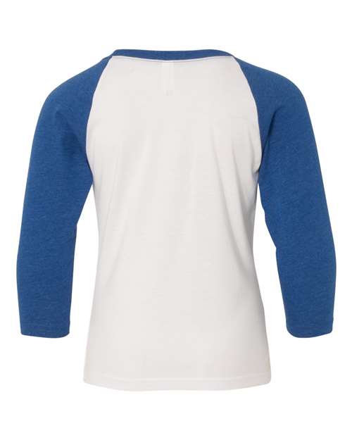 Next Level Youth CVC Three-Quarter Sleeve Raglan T-Shirt