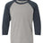 Next Level Youth CVC Three-Quarter Sleeve Raglan T-Shirt Next Level Apparel