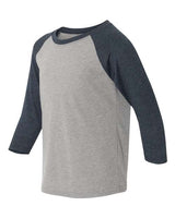 Next Level Youth CVC Three-Quarter Sleeve Raglan T-Shirt Next Level Apparel