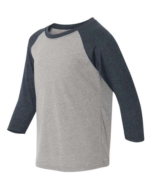Next Level Youth CVC Three-Quarter Sleeve Raglan T-Shirt