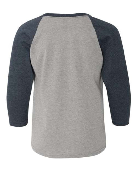 Next Level Youth CVC Three-Quarter Sleeve Raglan T-Shirt Next Level Apparel