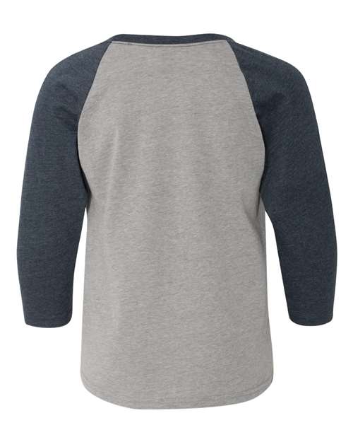 Next Level Youth CVC Three-Quarter Sleeve Raglan T-Shirt