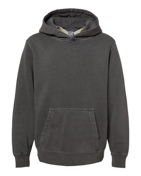 Independent Trading Co. Youth Midweight Pigment-Dyed Hooded Sweatshirt Independent Trading Co.