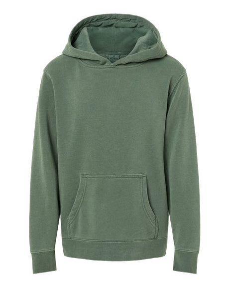 Independent Trading Co. Youth Midweight Pigment-Dyed Hooded Sweatshirt Independent Trading Co.