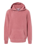 Independent Trading Co. Youth Midweight Pigment-Dyed Hooded Sweatshirt Independent Trading Co.