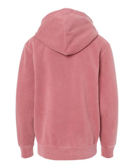 Independent Trading Co. Youth Midweight Pigment-Dyed Hooded Sweatshirt Independent Trading Co.