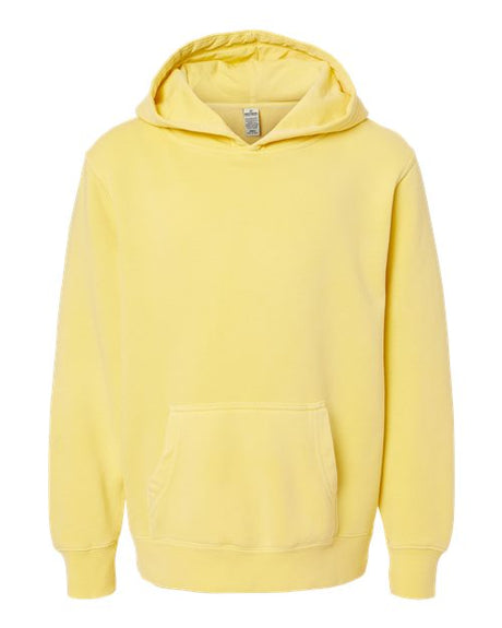 Independent Trading Co. Youth Midweight Pigment-Dyed Hooded Sweatshirt Independent Trading Co.