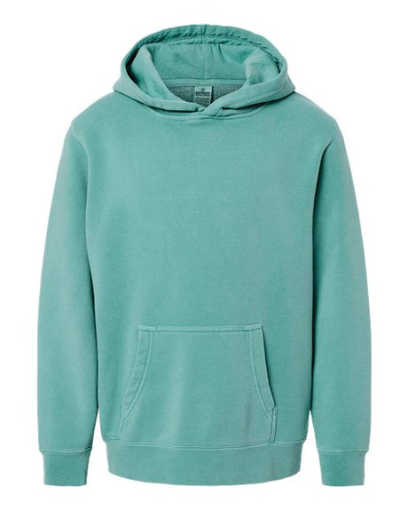 Independent Trading Co. Youth Midweight Pigment-Dyed Hooded Sweatshirt Independent Trading Co.