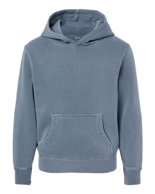 Independent Trading Co. Youth Midweight Pigment-Dyed Hooded Sweatshirt Independent Trading Co.