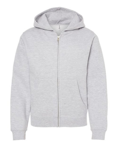 Independent Trading Co. Youth Midweight Full-Zip Hooded Sweatshirt