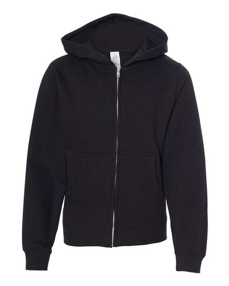 Independent Trading Co. Youth Midweight Full-Zip Hooded Sweatshirt Independent Trading Co.