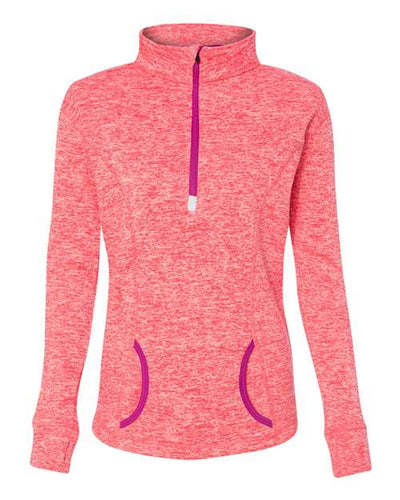J. America Women's Cosmic Fleece Quarter-Zip Pullover