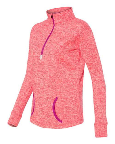 J. America Women's Cosmic Fleece Quarter-Zip Pullover