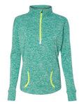 J. America Women's Cosmic Fleece Quarter-Zip Pullover J. America