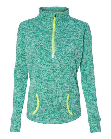 J. America Women's Cosmic Fleece Quarter-Zip Pullover J. America