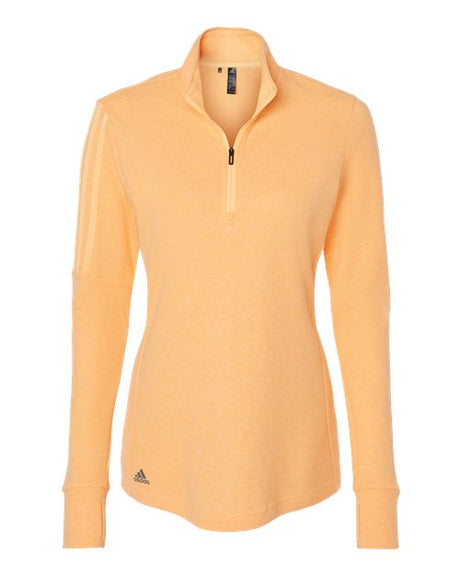Adidas Women's 3-Stripes Quarter-Zip Sweater Adidas