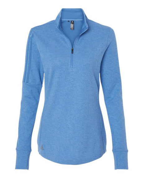 Adidas Women's 3-Stripes Quarter-Zip Sweater Adidas