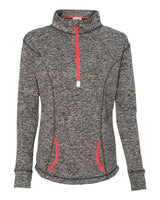 J. America Women's Cosmic Fleece Quarter-Zip Pullover J. America