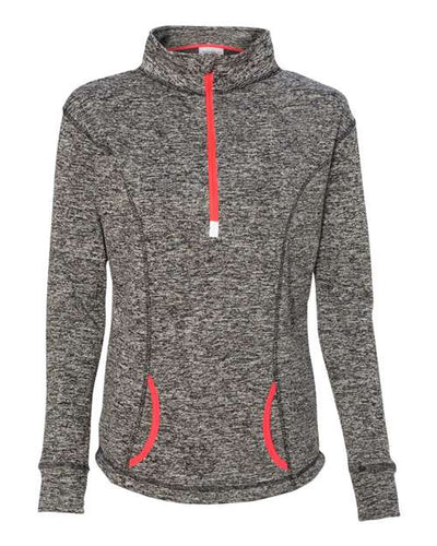 J. America Women's Cosmic Fleece Quarter-Zip Pullover