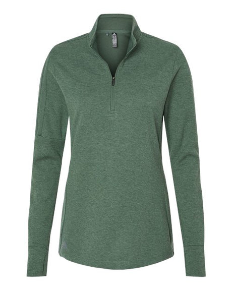 Adidas Women's 3-Stripes Quarter-Zip Sweater Adidas