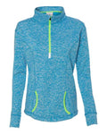 J. America Women's Cosmic Fleece Quarter-Zip Pullover J. America