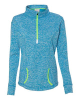 J. America Women's Cosmic Fleece Quarter-Zip Pullover J. America
