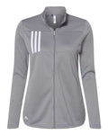 Adidas Women's 3-Stripes Double Knit Full-Zip Adidas