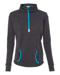 J. America Women's Cosmic Fleece Quarter-Zip Pullover J. America
