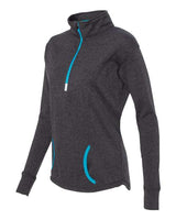 J. America Women's Cosmic Fleece Quarter-Zip Pullover J. America