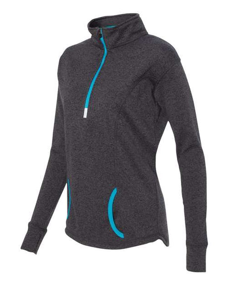 J. America Women's Cosmic Fleece Quarter-Zip Pullover J. America