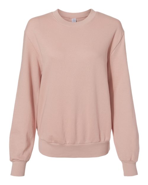 Alternative Women's Eco-Washed Terry Throwback Pullover Alternative