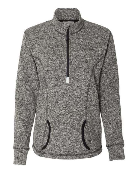J. America Women's Cosmic Fleece Quarter-Zip Pullover J. America