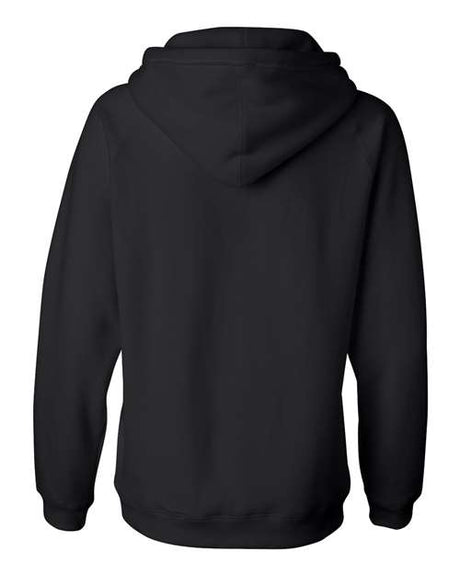 J. America Women's Sueded V-Neck Hooded Sweatshirt J. America